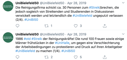 Streik der Reinigungskräfte